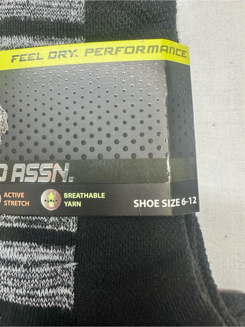 U.S. Polo Assn. Men’s Low-Cut Athletic Socks - Black, Gray & Blue (6 Pairs)